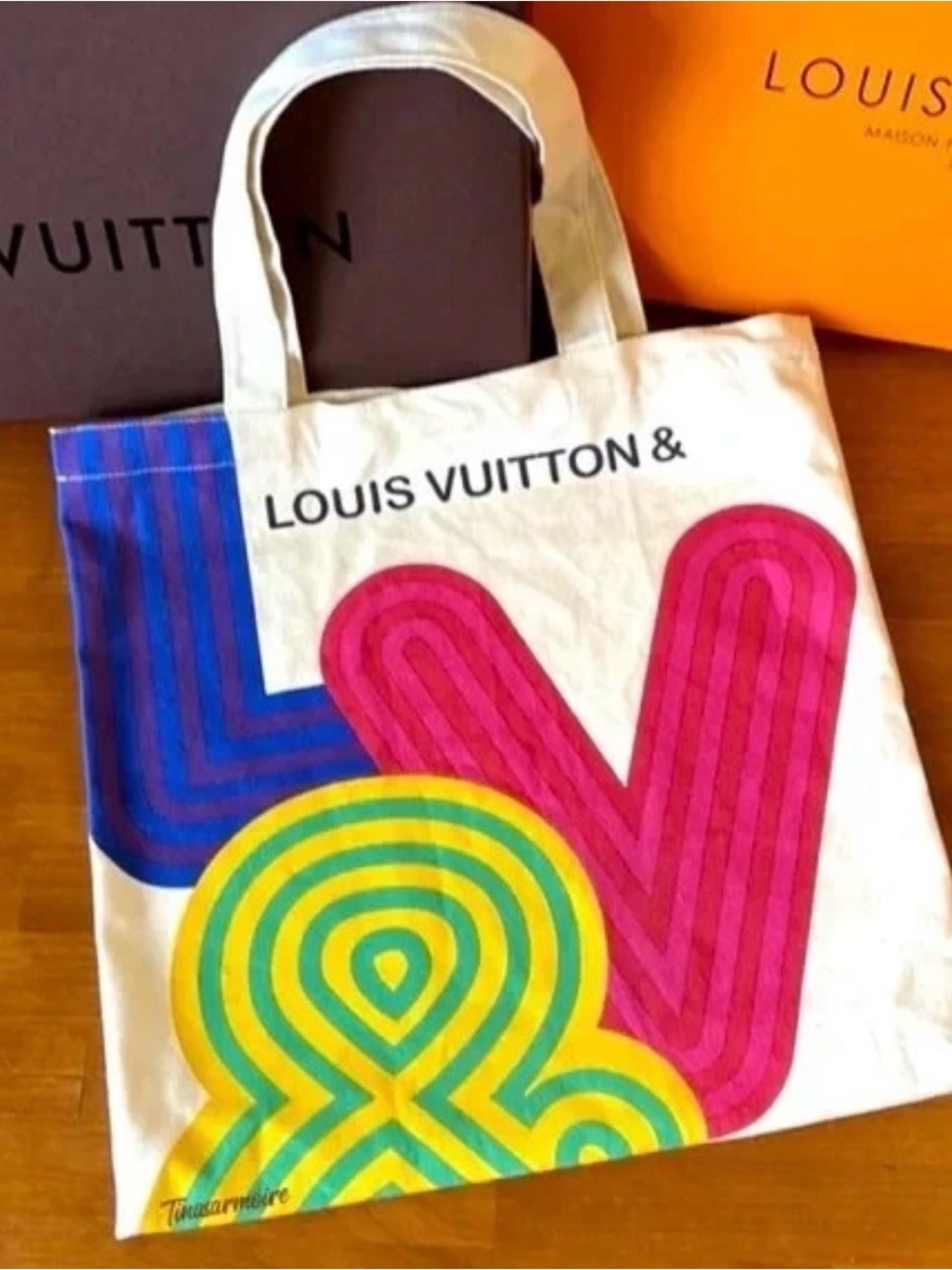 Canvas Shopper/ Tote - Picture 3 of 4